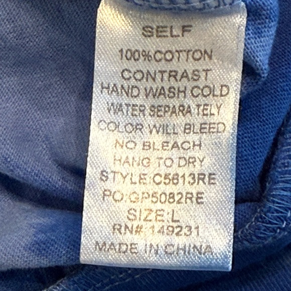 KORI AMERICA size large blue tie-dyed - Picture 4 of 6